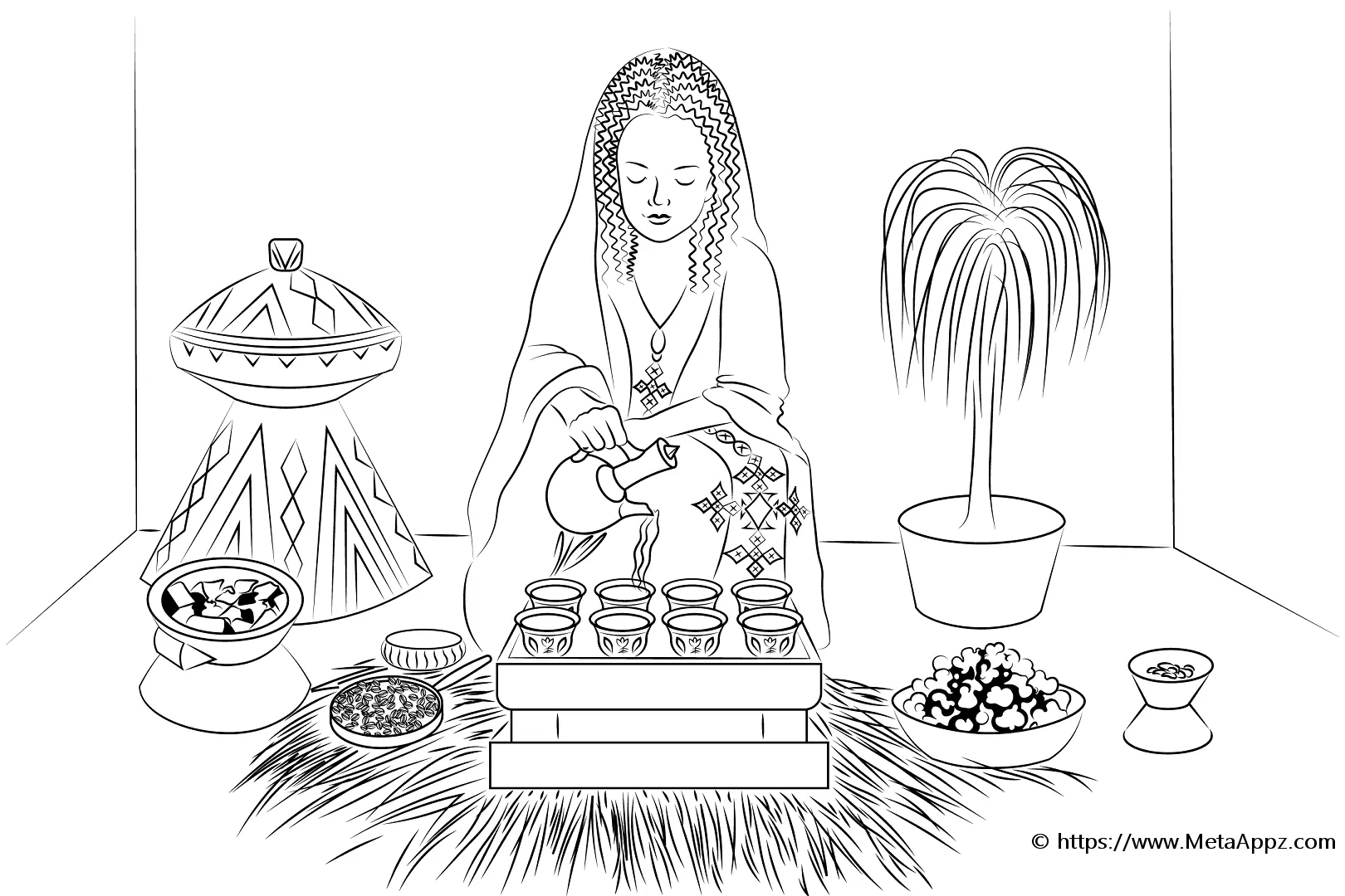 Ethiopian Coffee Ceremony